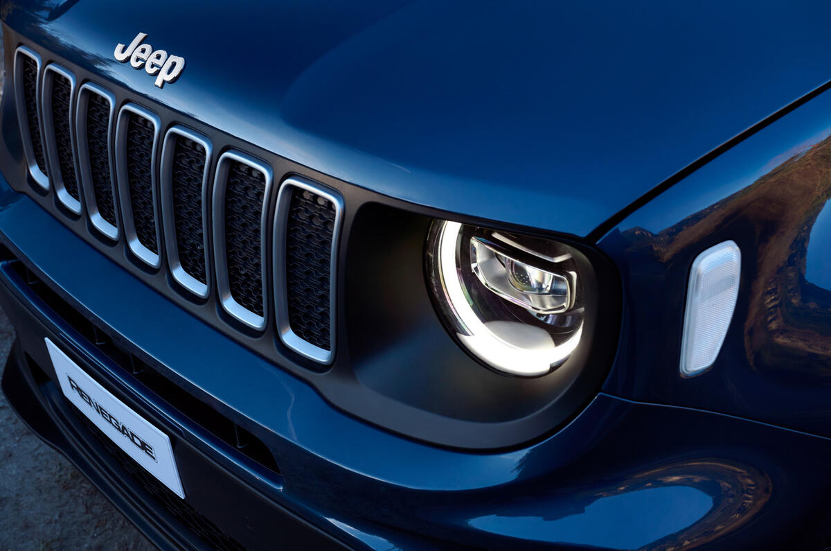 Jeep Renegade front lights